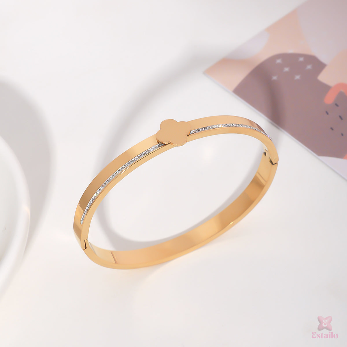 Gilded Clover Bracelet