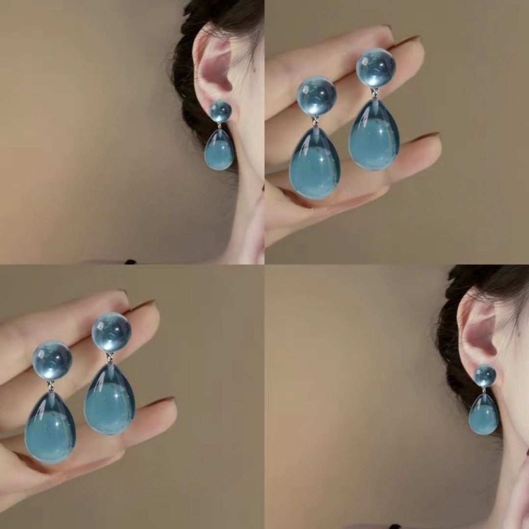 Oceanic Essence Drop Earrings