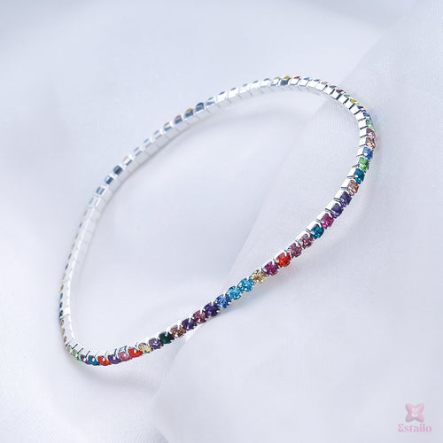 Multicolor Crystal Stretchable Bracelet