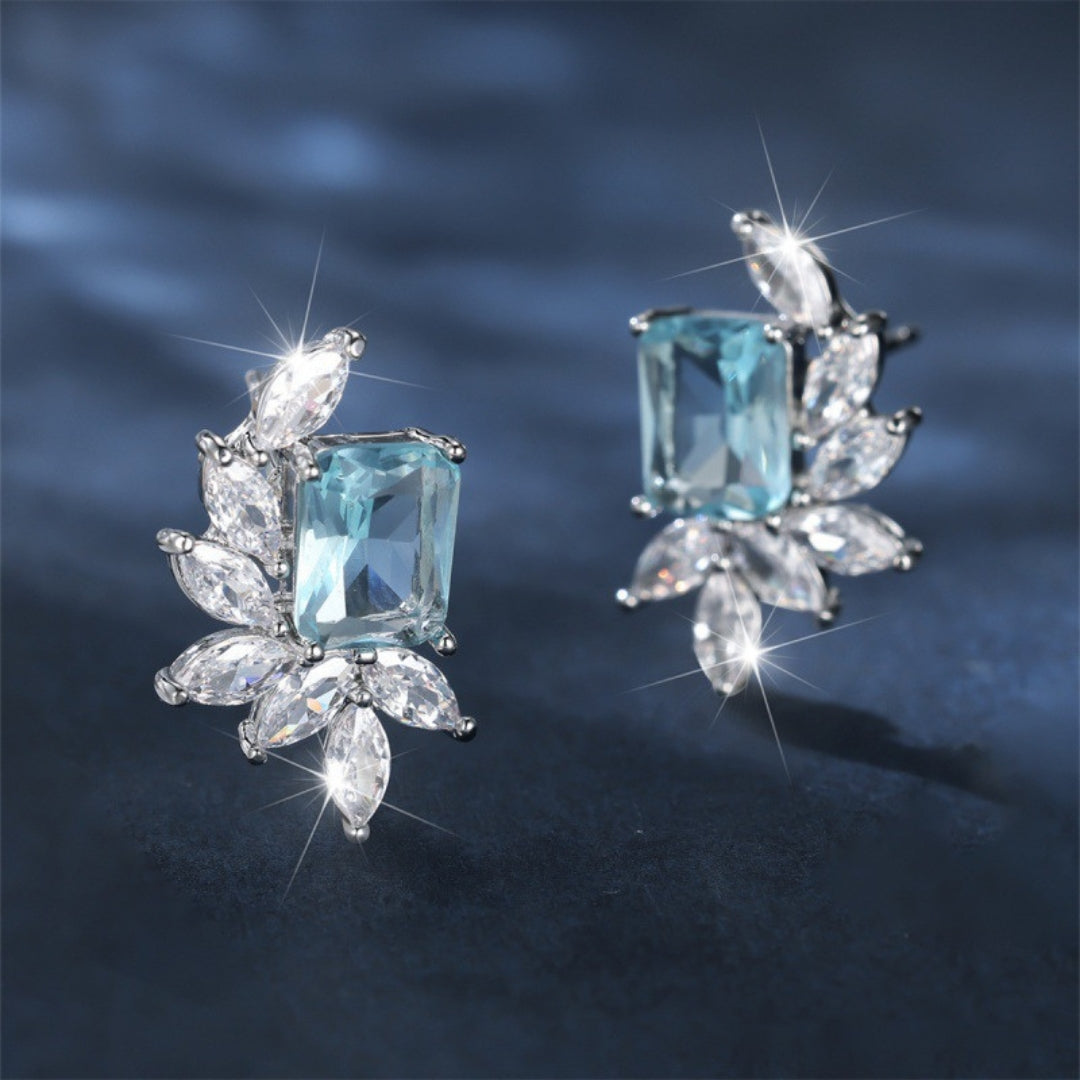 Elysian Aquamarine Glamour Earrings