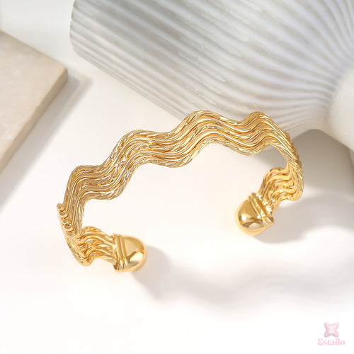 Curly Anti-Tarnish Bracelet