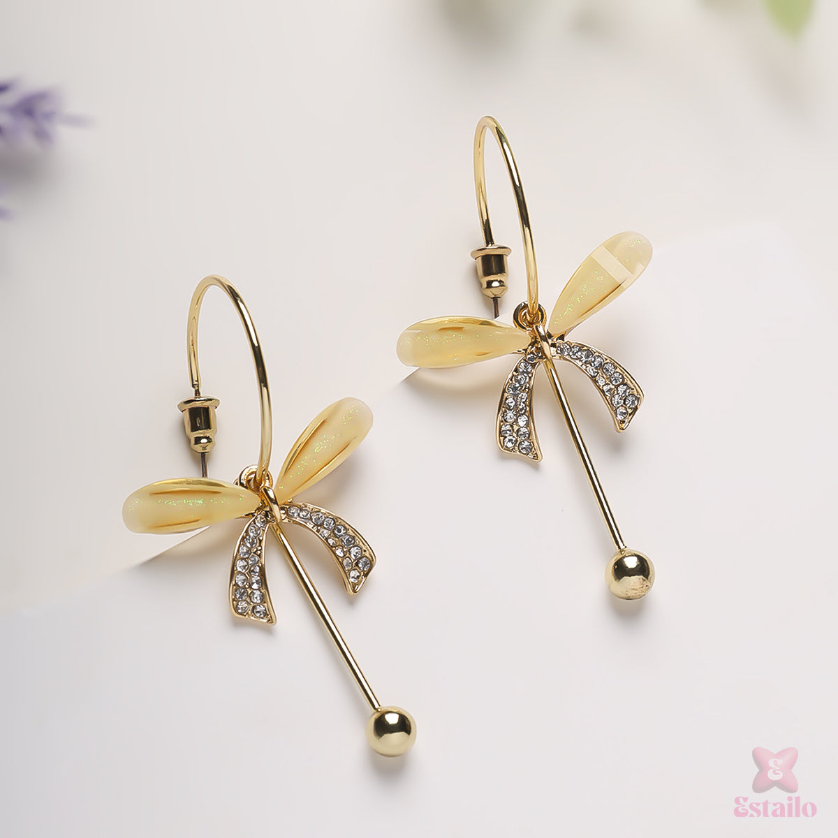 Crystal Falls Dangler Earrings