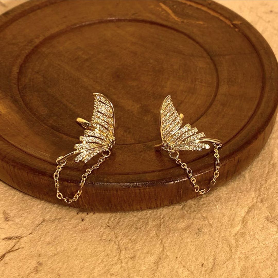 Gilded Seraph Cuffs Earrings