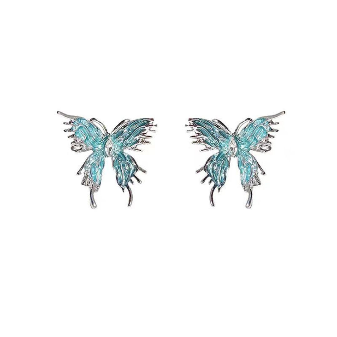 Shimmering Morpho Earrings