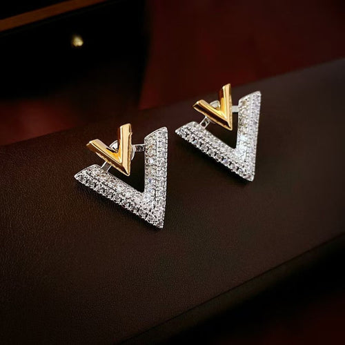 Victorious V-Studs Earrings