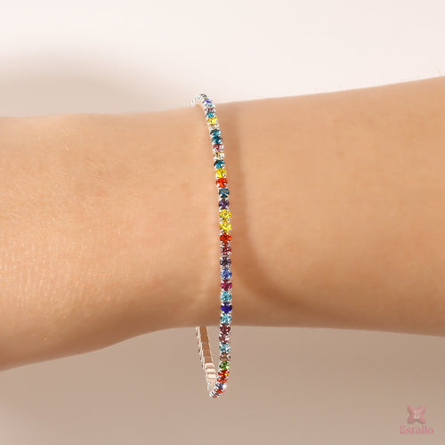 Multicolor Crystal Stretchable Bracelet