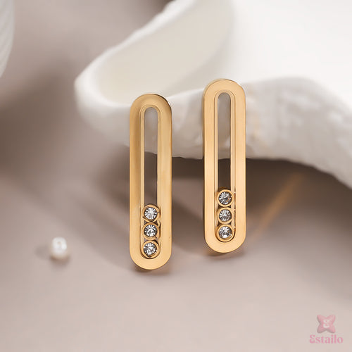 Swirl Luxe Studs Earrings