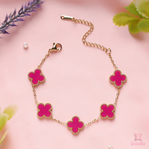 Pink Twinkle Clove Bracelet