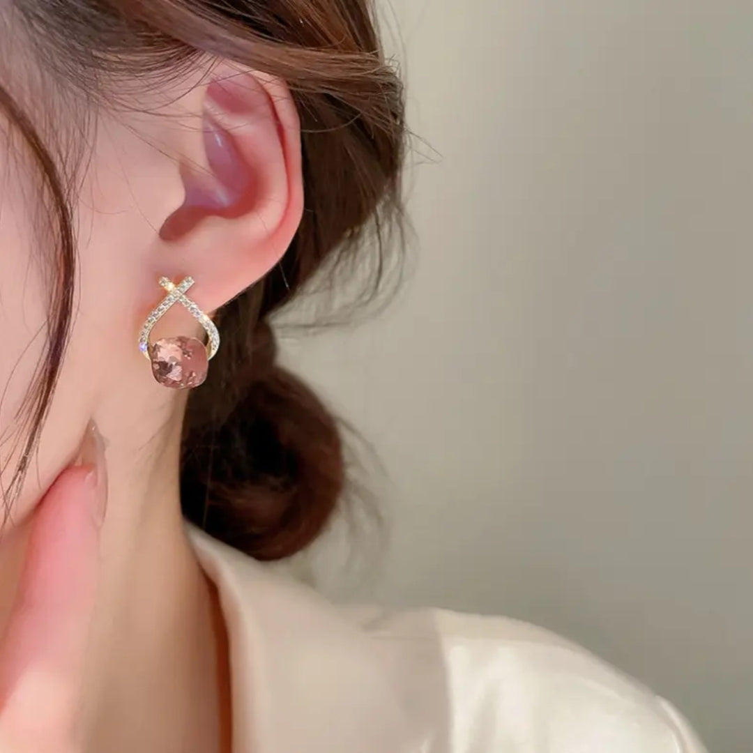 Rose Radiance Drops Earrings