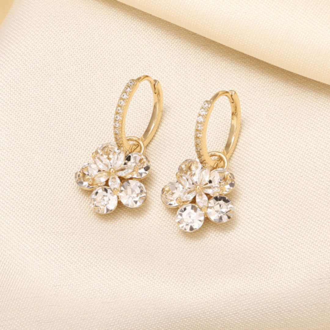Ethereal Floral Drops Earrings