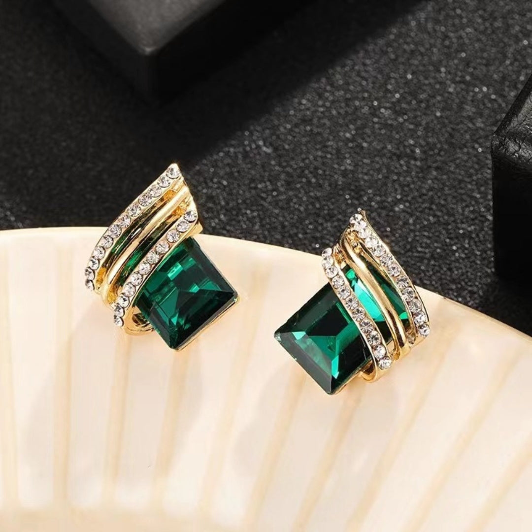 Emerald Allure Earrings