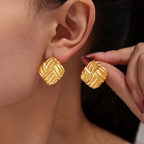 AT THE 11 HOUR STUD EARRINGS