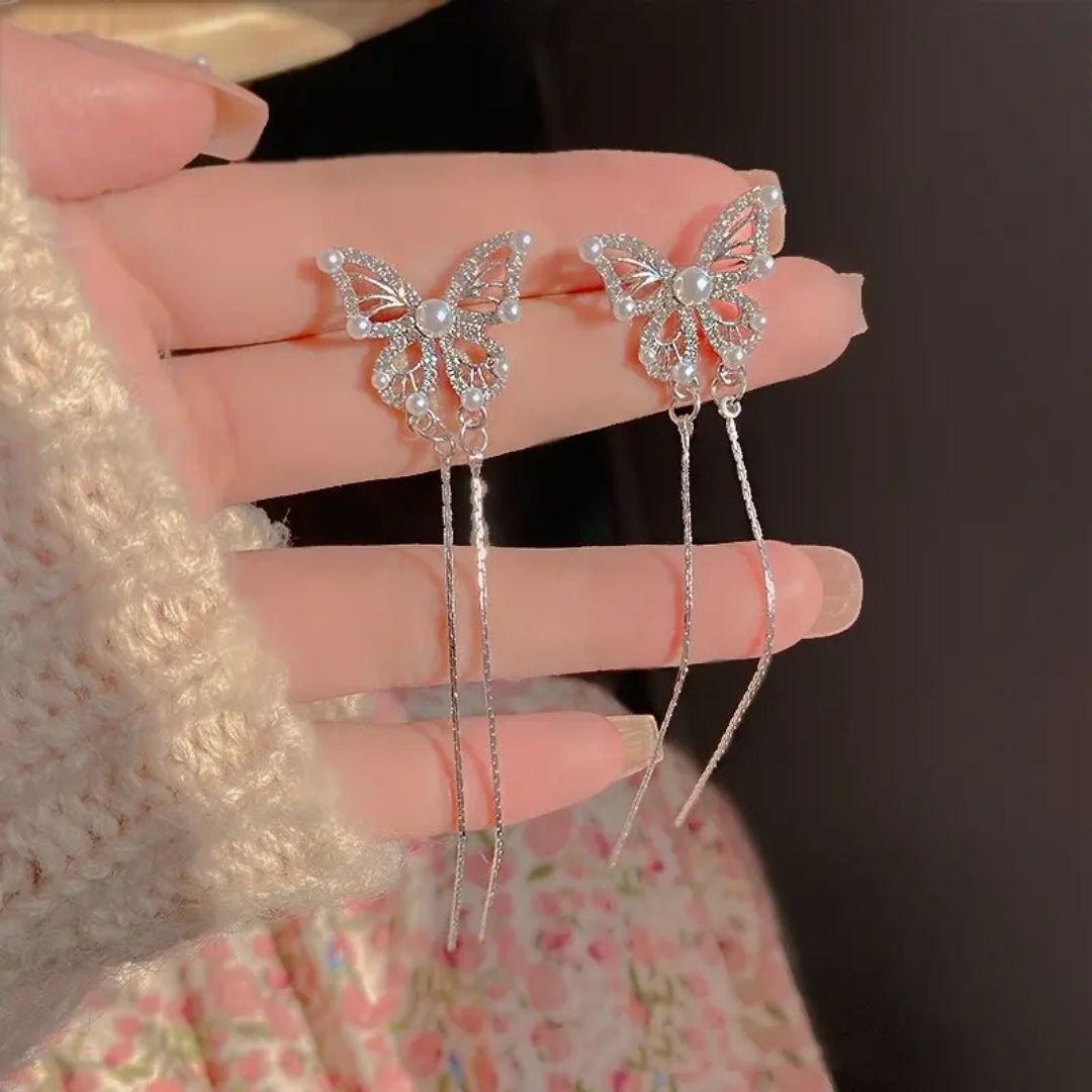 Butterfly Drops Earrings