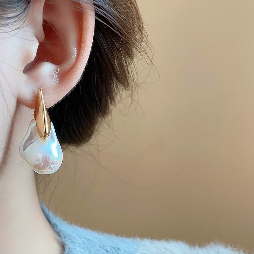 Seaside Shell Statement Earrings