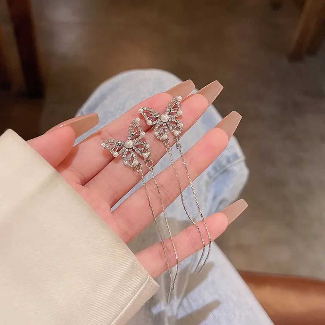 Butterfly Drops Earrings
