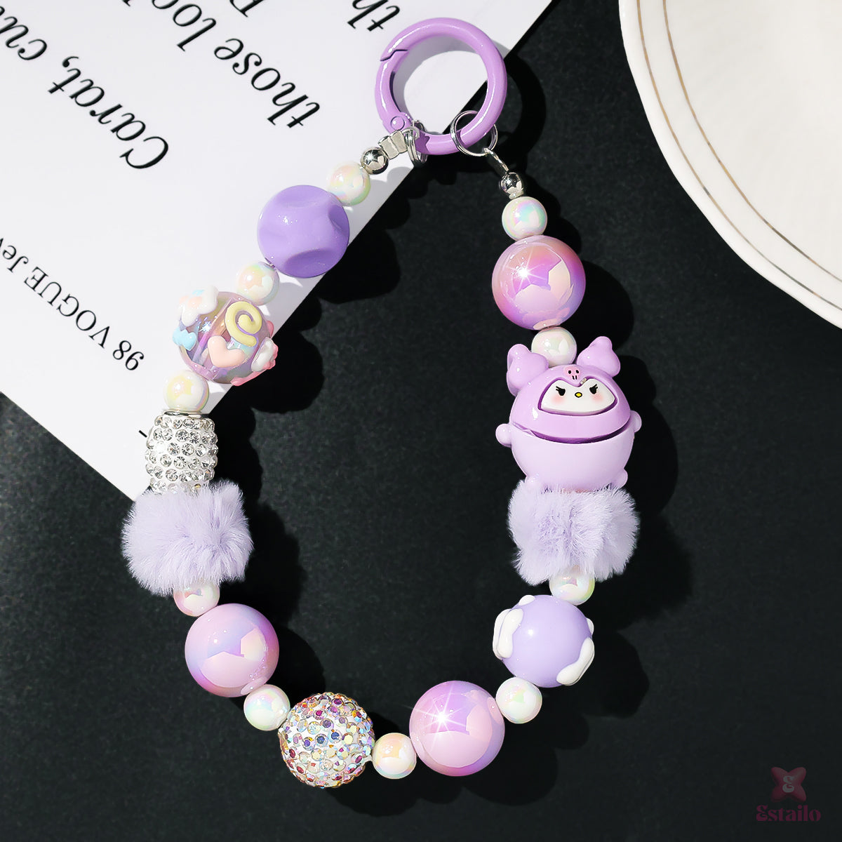 Fluff Pop Phone Charm