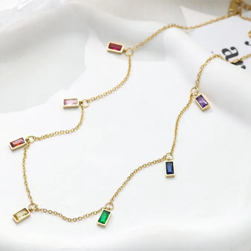 Glossy Charm Kaleido Necklace