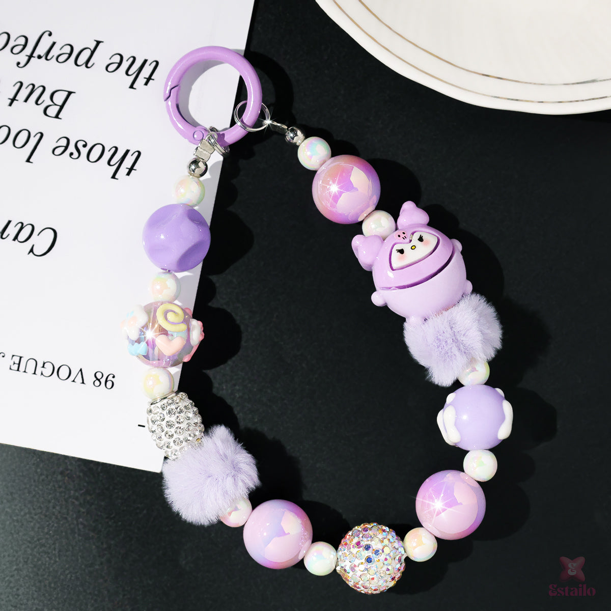 Fluff Pop Phone Charm