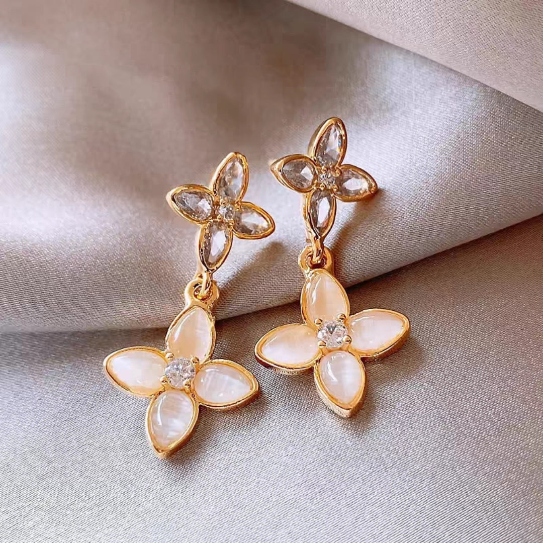 Fortune Flower Sparklers Earrings