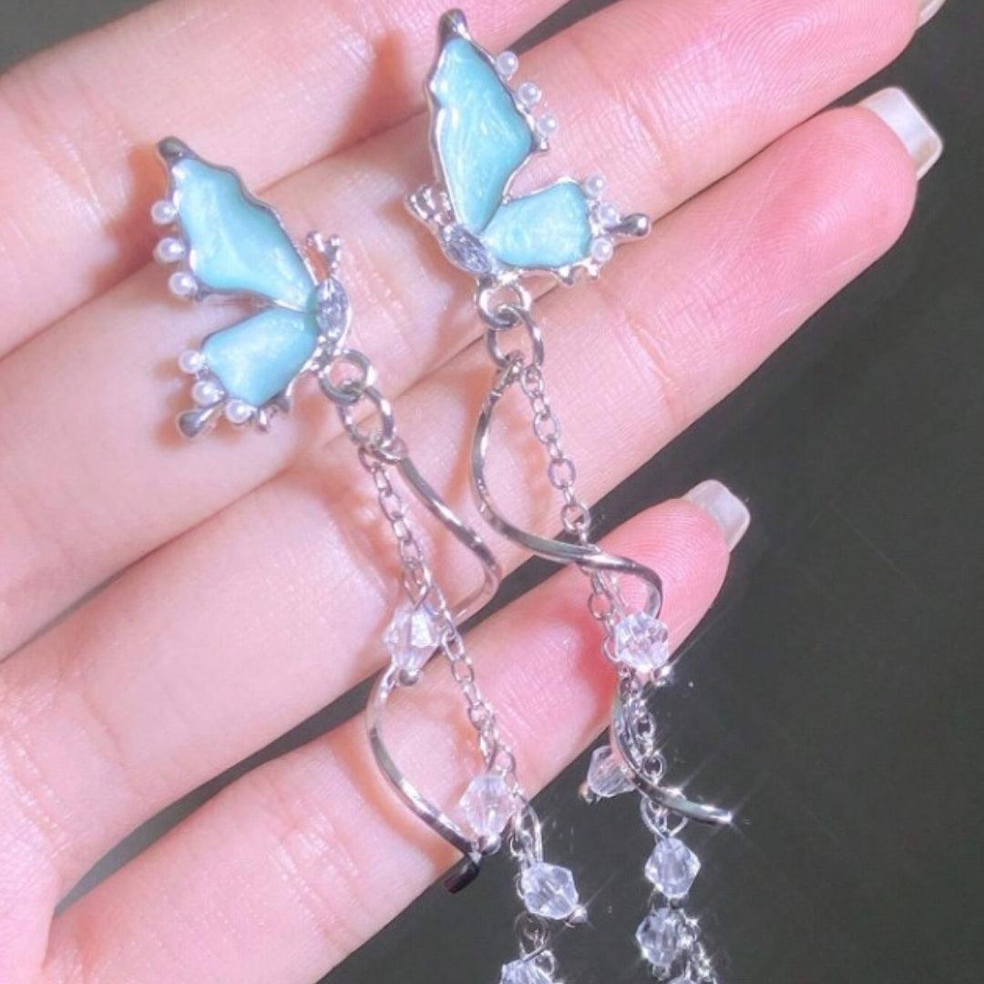 Mermaid Butterfly Earrings