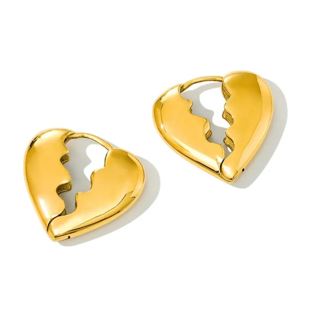 Heartbreak Hoop Earrings
