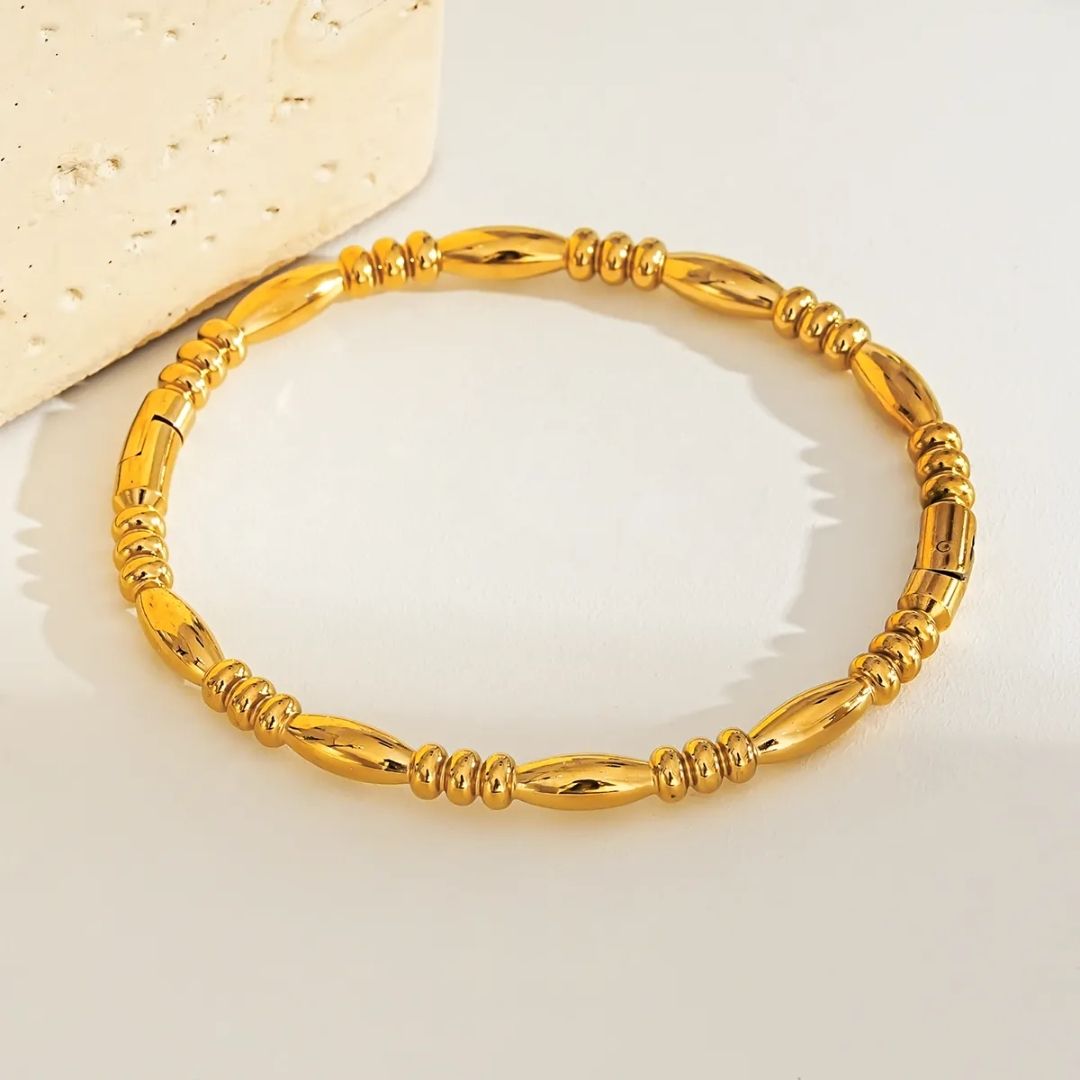 Gold Greta Bangle Bracelet
