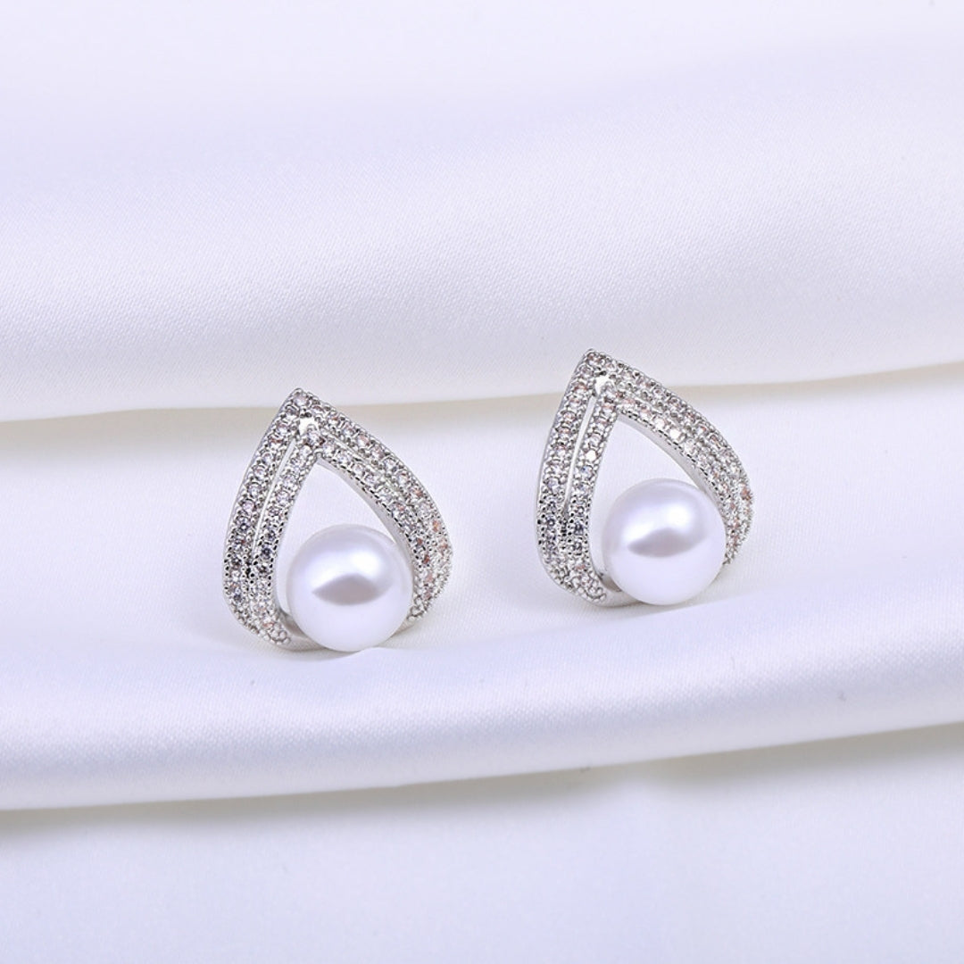 Glimmering Grace Studs Earrings