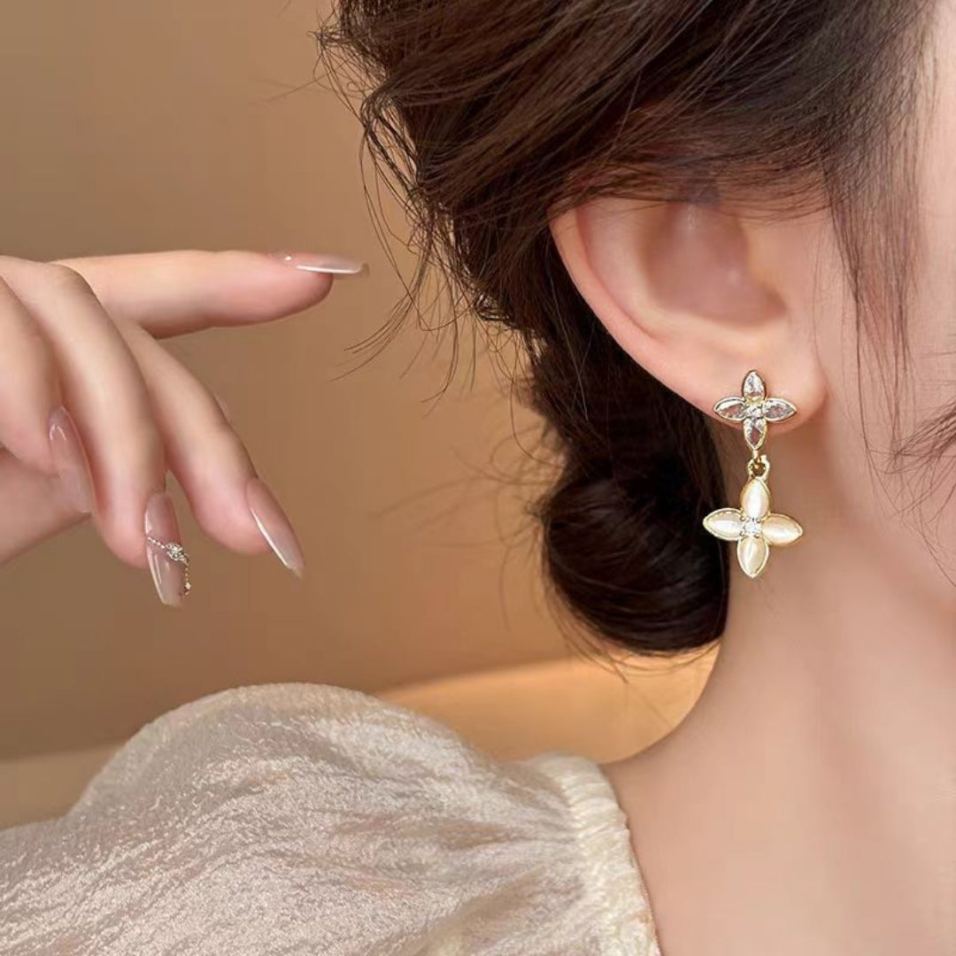 Fortune Flower Sparklers Earrings