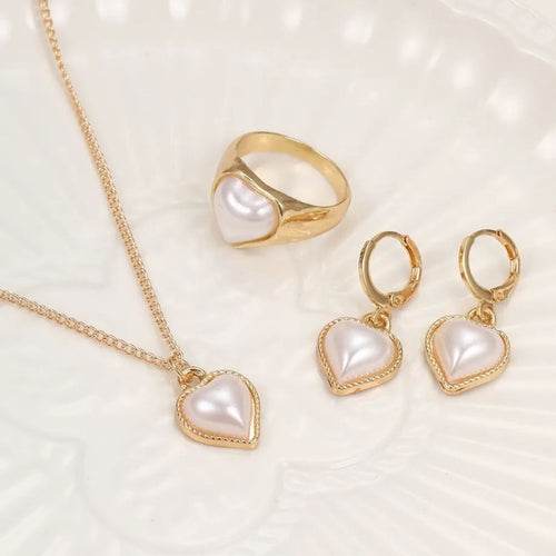 Luxe Love Charm Neckpiece Set