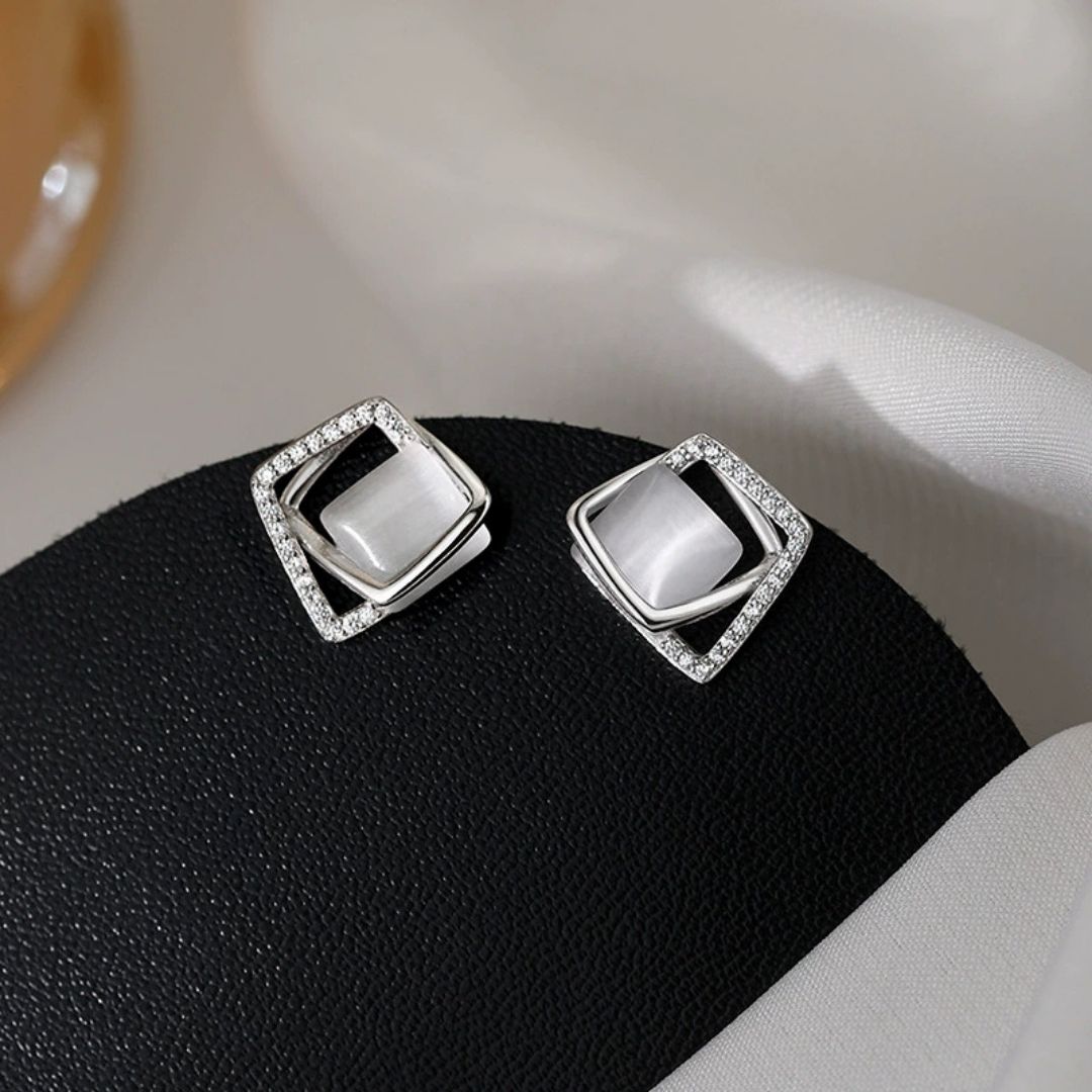 Lumine Square Drops Earrings