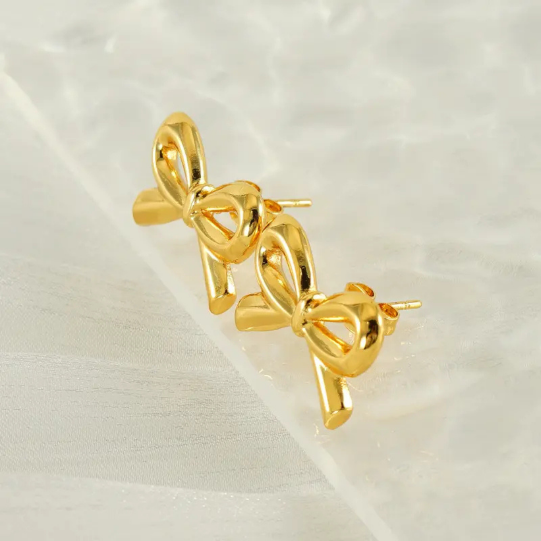 V-Day Bow Earrings