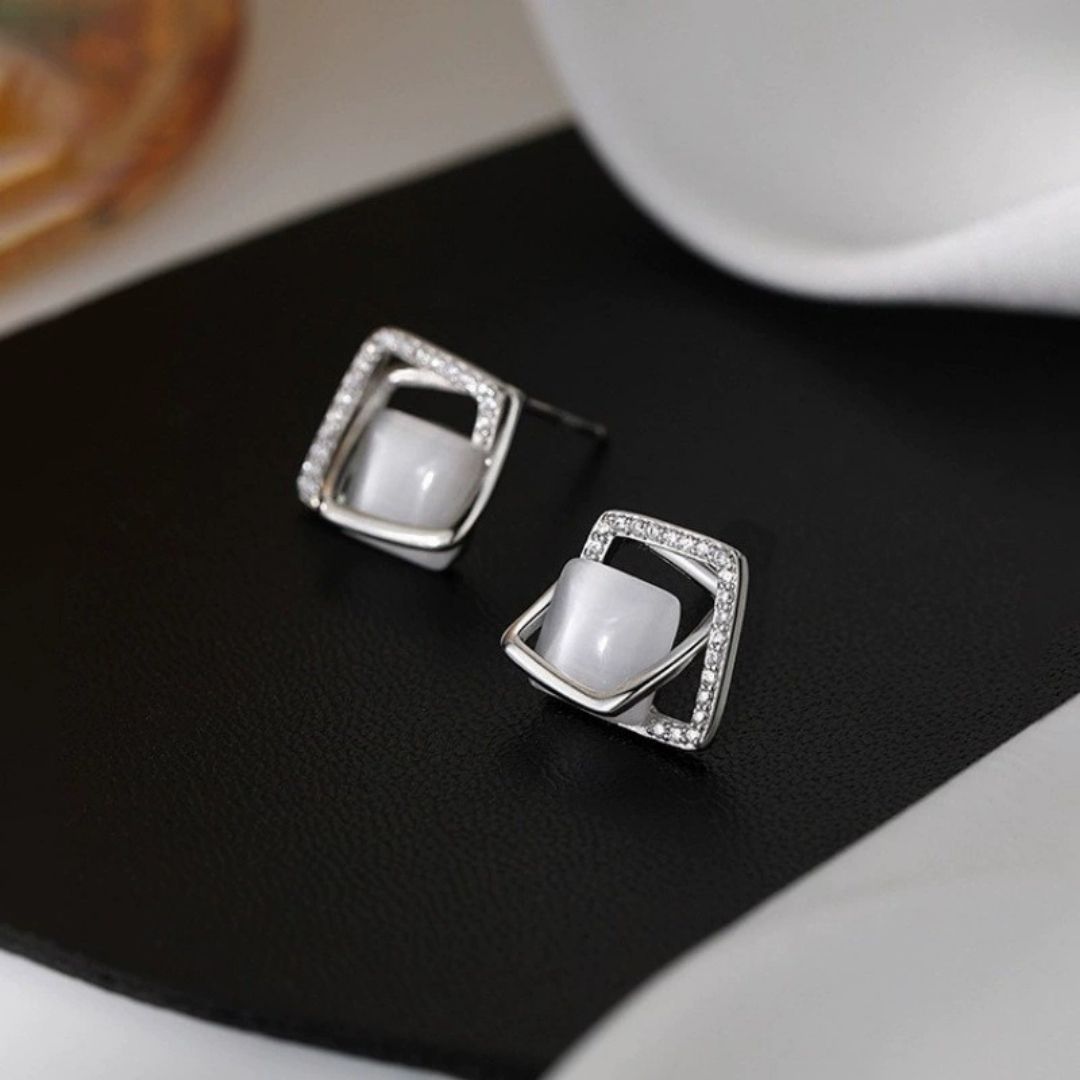 Lumine Square Drops Earrings