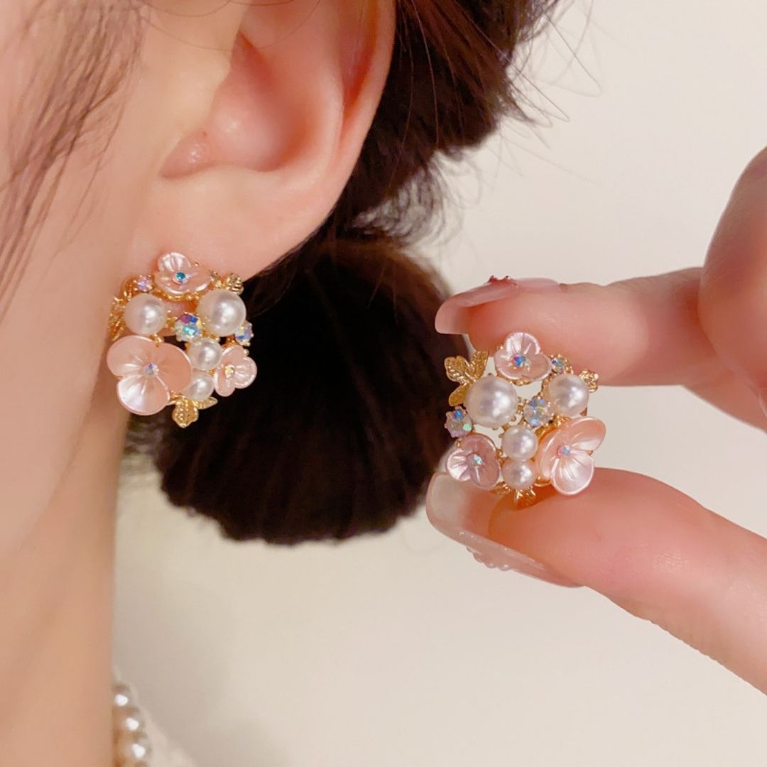 Luminous Orchid Halos Earrings