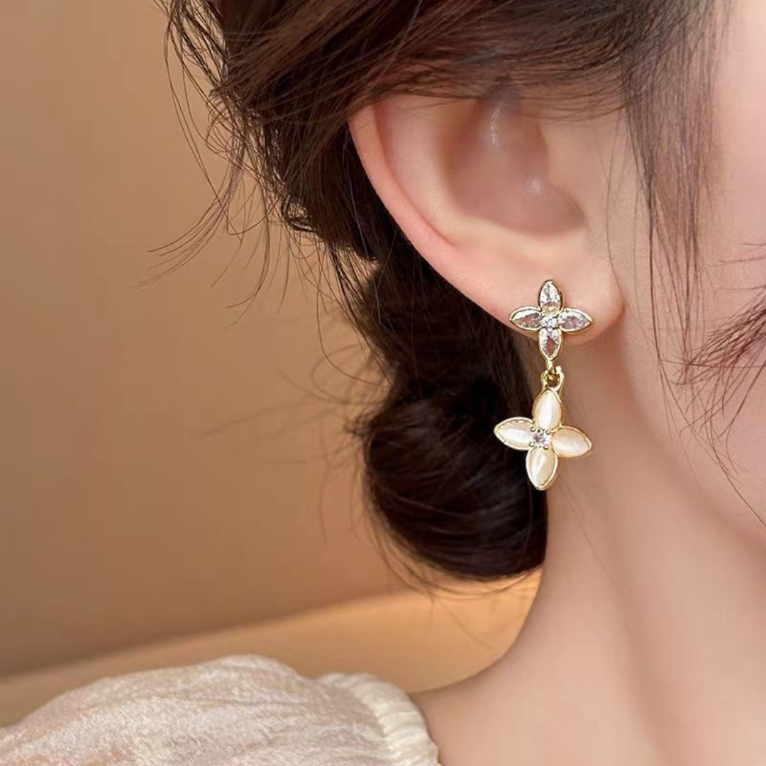 Fortune Flower Sparklers Earrings