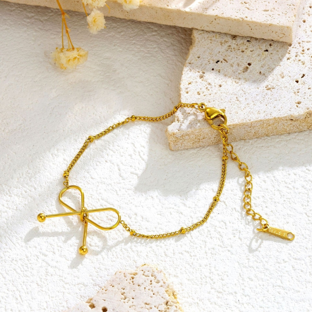 Golden Ribbon Bracelet