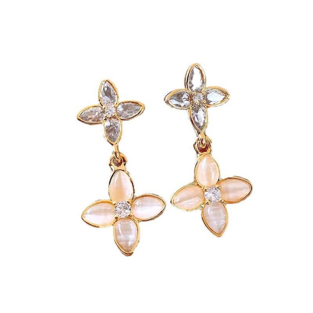 Fortune Flower Sparklers Earrings