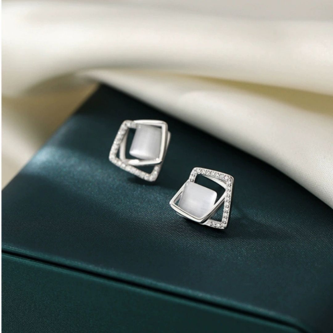 Lumine Square Drops Earrings