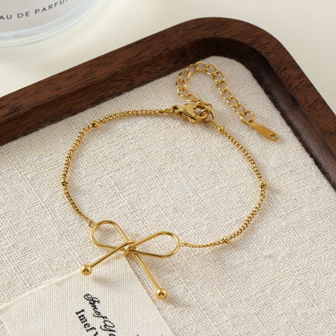 Golden Ribbon Bracelet