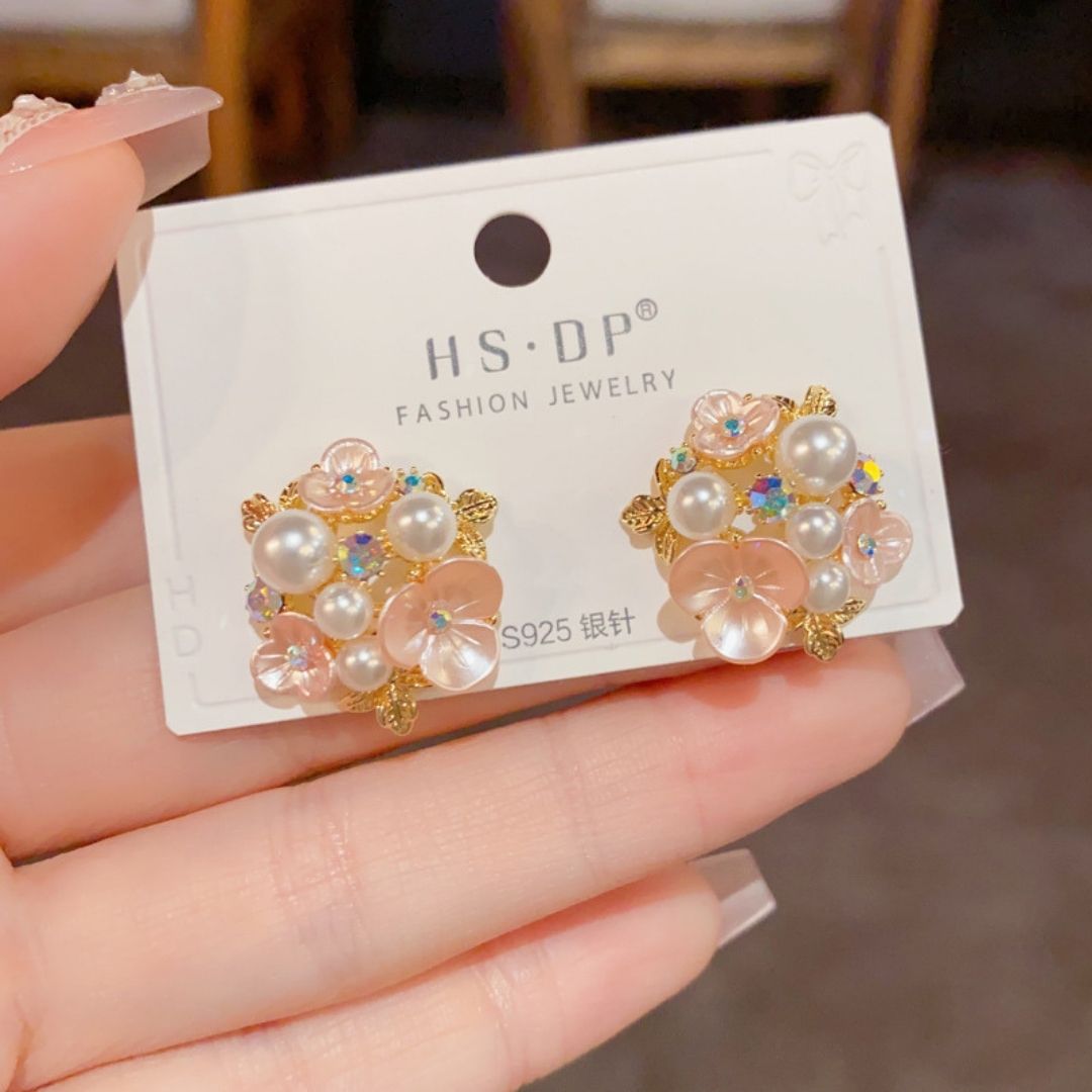 Luminous Orchid Halos Earrings