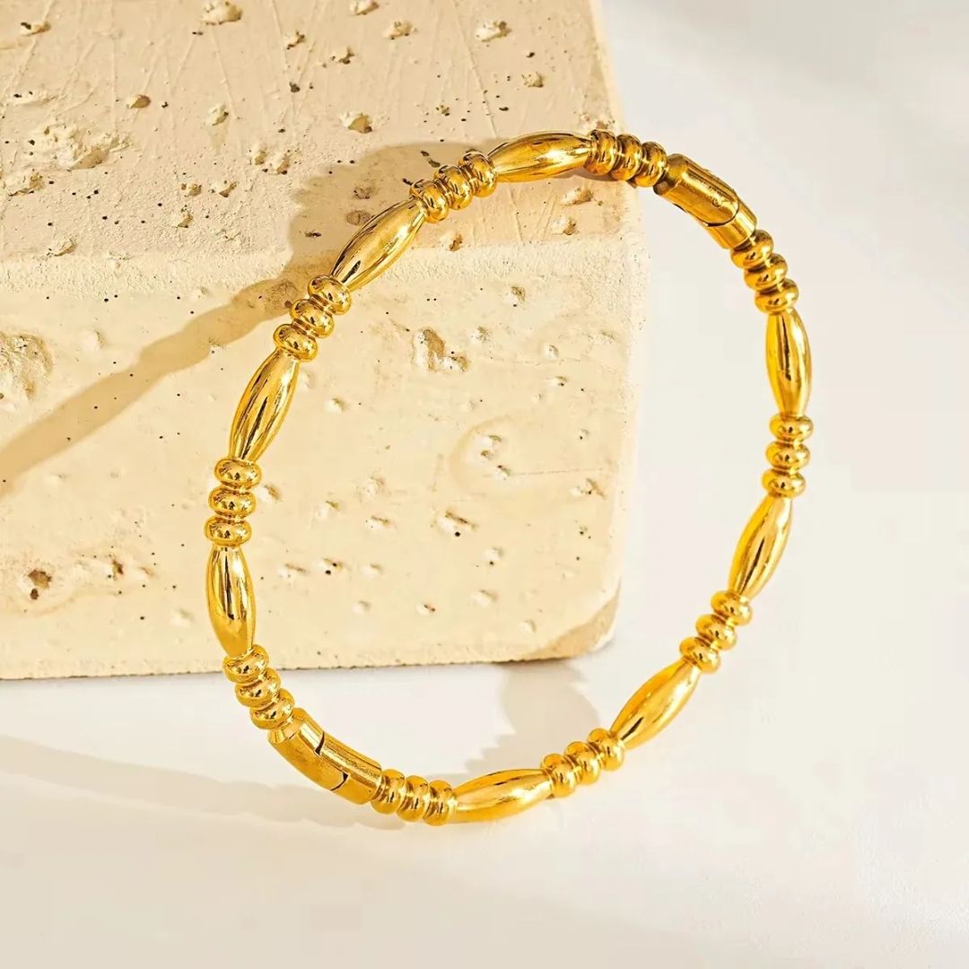 Gold Greta Bangle Bracelet