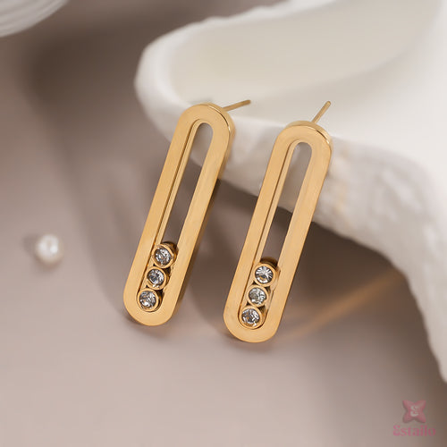 Swirl Luxe Studs Earrings