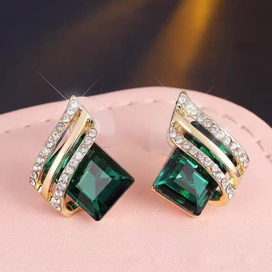 Emerald Allure Earrings