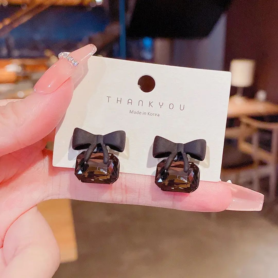 Bling Blogger Bow Earrings