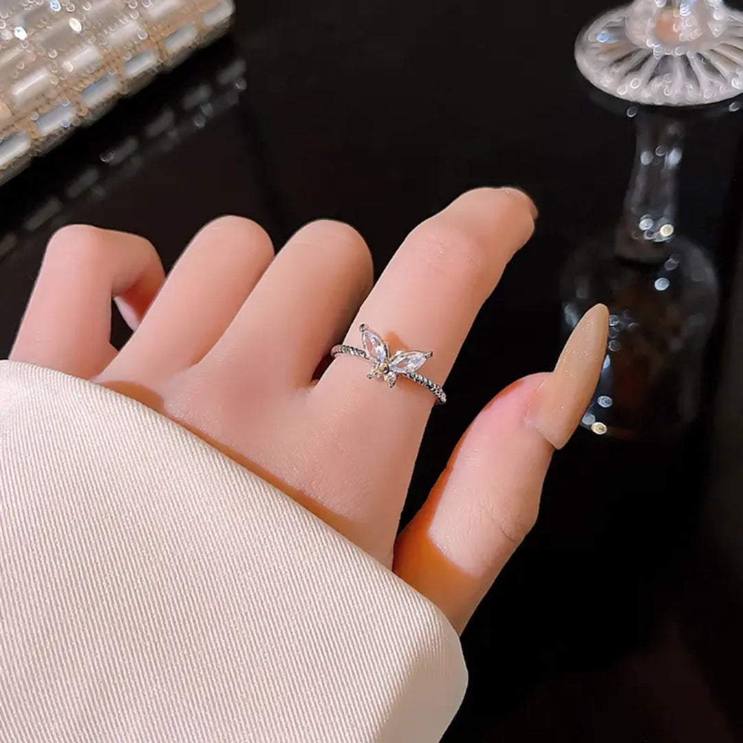 Graceful Monarch Ring