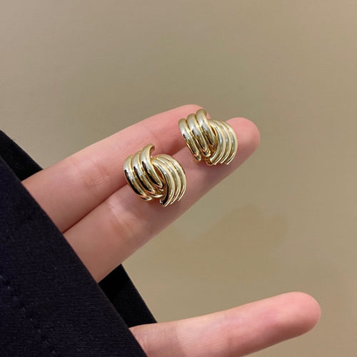 Twisted Luxe Studs Earring