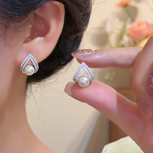 Glimmering Grace Studs Earrings