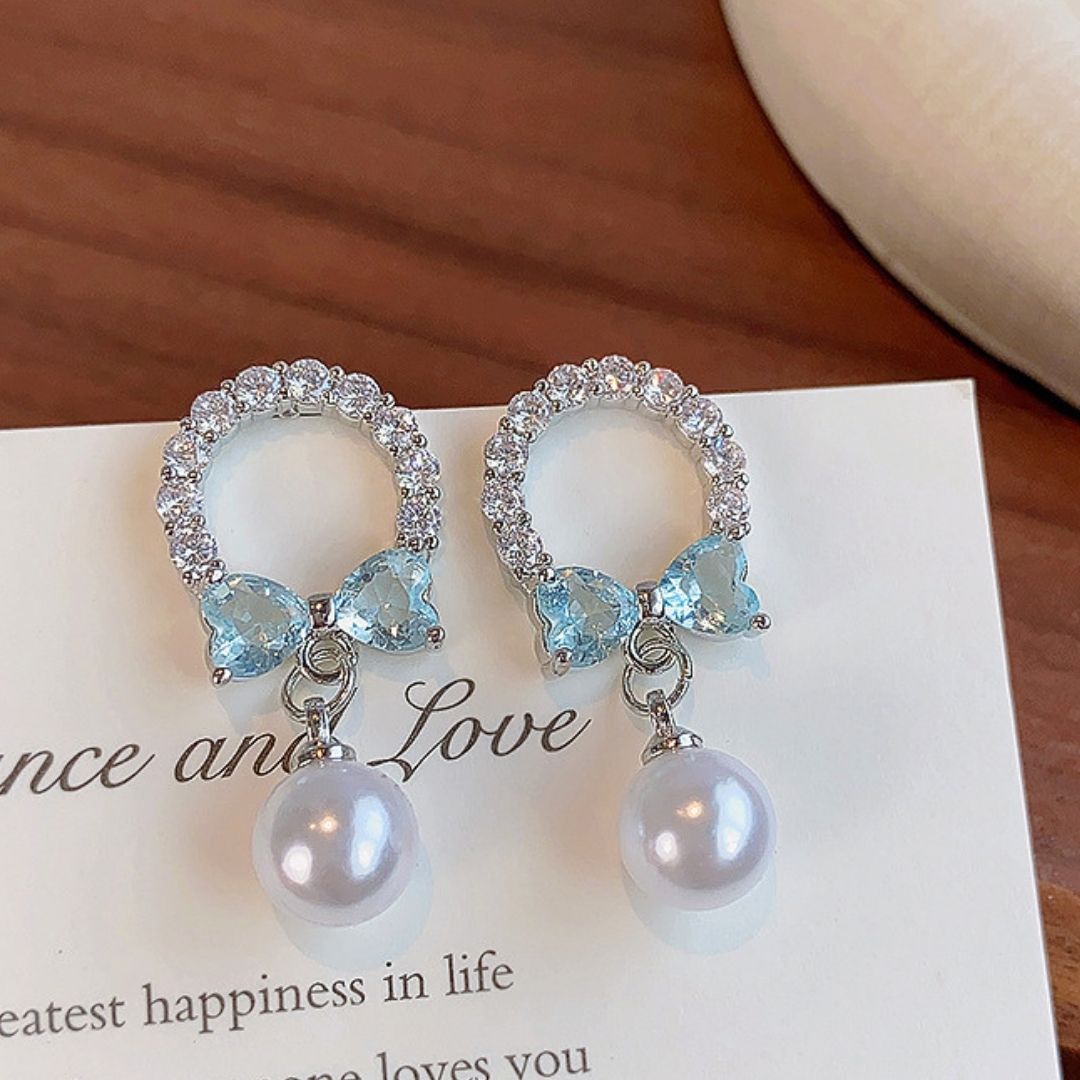 Pixie Ice Pearl Danglers Earrings