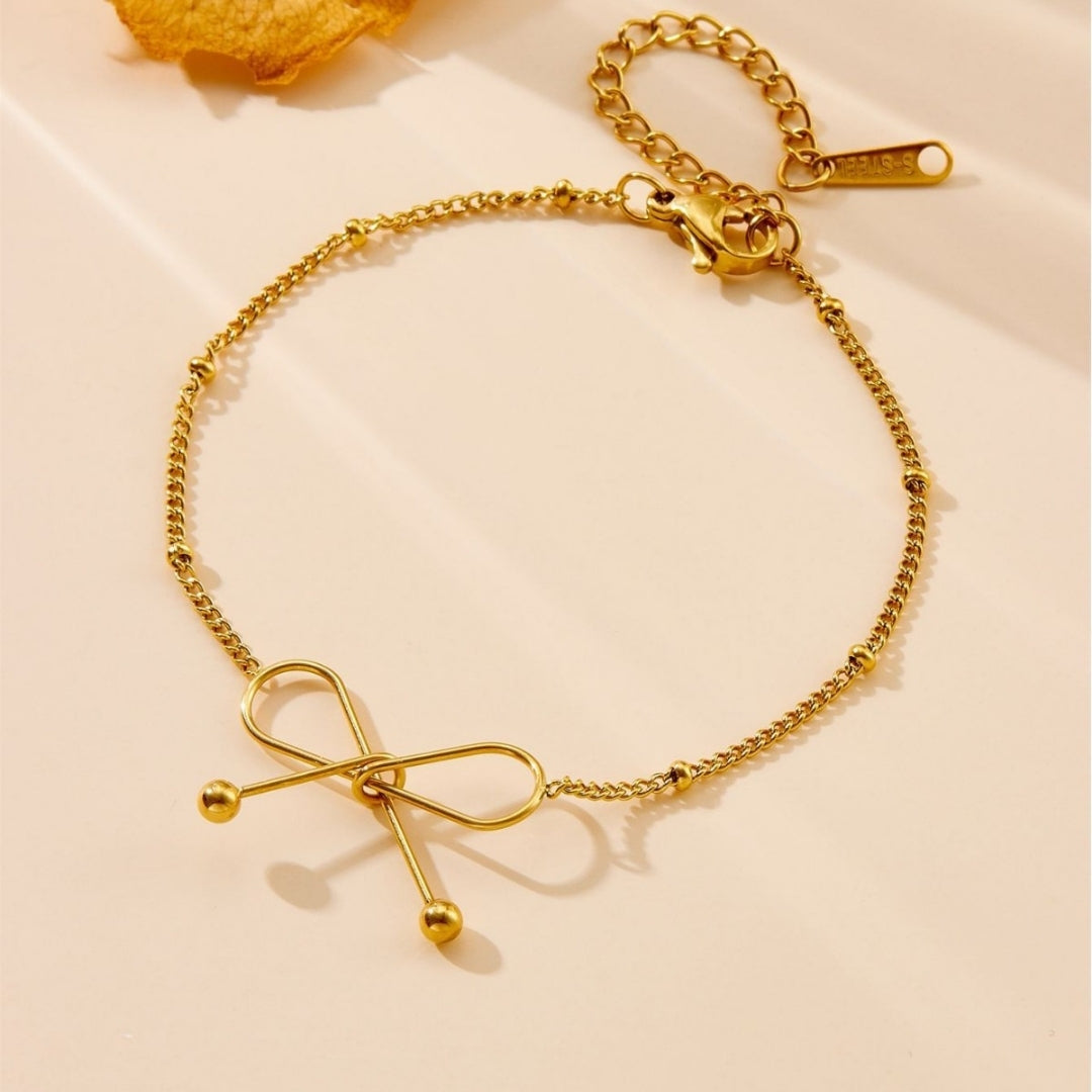Golden Ribbon Bracelet