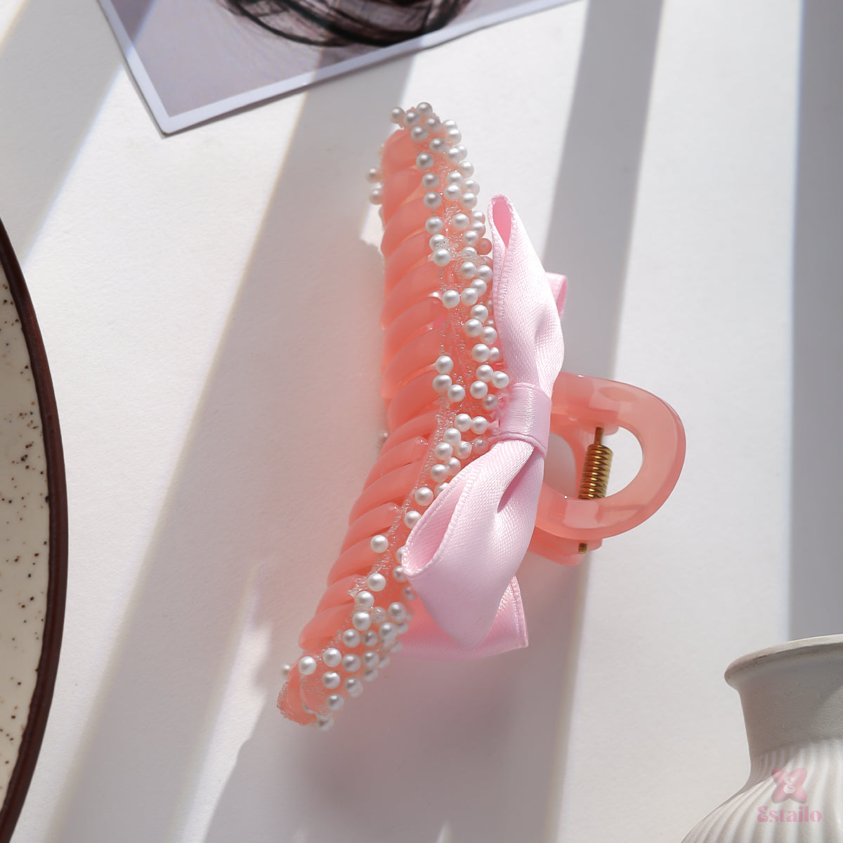 Rose bud Bow Claw