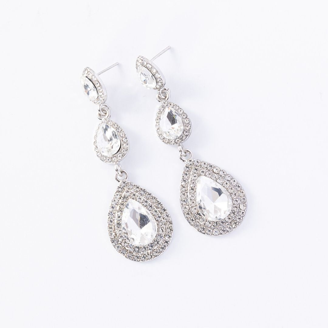 Triple Cascade Earrings